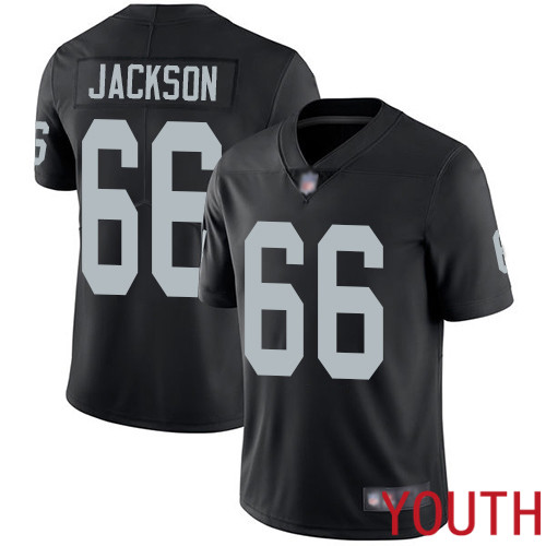Oakland Raiders Limited Black Youth Gabe Jackson Home Jersey NFL Football #66 Vapor Untouchable Jersey